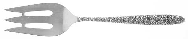 Novantique (Sterling, 1969) Large Solid Cold Meat Serving Fork