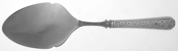 Old Brocade (Sterling, 1932) Pastry Server with Stainless Blade