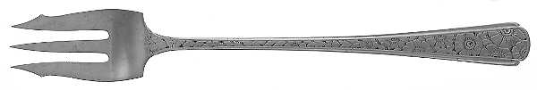 Old Brocade (Sterling, 1932) Short Handle Pickle/Olive Fork