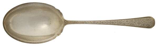 Old Brocade (Sterling, 1932) Large Solid Berry/Casserole Spoon