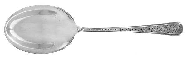 Old Brocade (Sterling, 1932) Small Solid Berry/Casserole Spoon