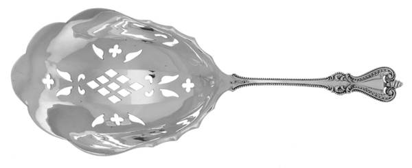 Old Colonial (Sterling, 1895, No Monograms) Cracker Scoop with Pierced Bowl