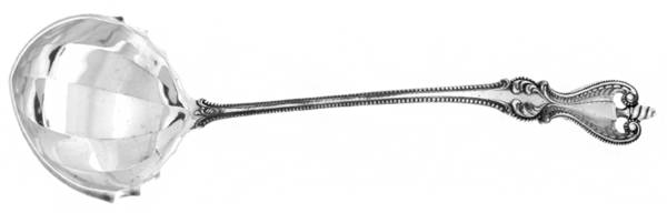 Old Colonial (Sterling, 1895, No Monograms) Solid Soup Ladle