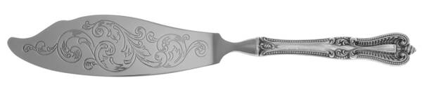 Old Colonial (Sterling, 1895, No Monograms) Fish Serving Knife with Stainless Blade HC