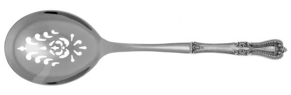 Old Colonial (Sterling, 1895, No Monograms) Casserole Spoon with Pierced Stainless Bowl HC