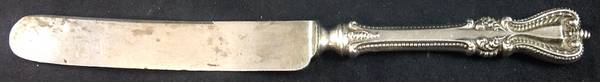 Old Colonial (Sterling, 1895, No Monograms) Youth/Tea Knife with Silverplate Blade