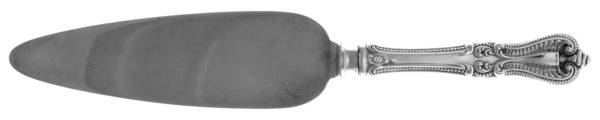 Old Colonial (Sterling, 1895, No Monograms) Pie Server with Silverplate Blade