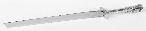 Old Colonial (Sterling, 1895, No Monograms) Ham Slicer Knife with Stainless Blade