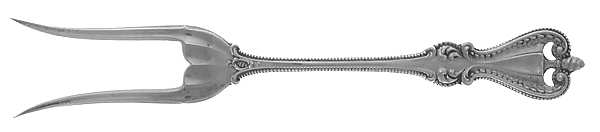 Old Colonial (Sterling, 1895, No Monograms) Factory-Made Baked Potato Fork