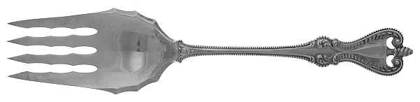 Old Colonial (Sterling, 1895, No Monograms) Solid Salad Serving Fork