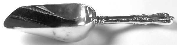 Old Colonial (Sterling, 1895, No Monograms) Ice Scoop with Silverplate Bowl