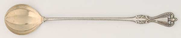 Old Colonial (Sterling, 1895, No Monograms) Long Handle Chocolate Muddler Spoon