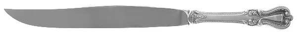 Old Colonial (Sterling, 1895, No Monograms) Large Carving/Roast Knife StnlBl w/Sterling Guard