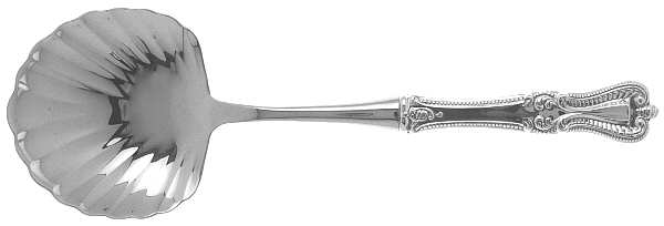 Old Colonial (Sterling, 1895, No Monograms) Casserole Spoon with Stainless Shell Bowl