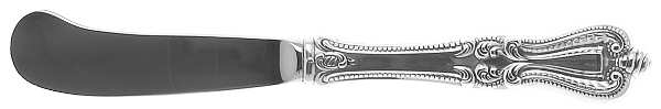 Old Colonial (Sterling, 1895, No Monograms) Butter Spreader Hollow Hdl-Paddle/Stainless Blade