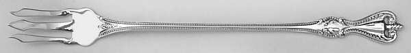 Old Colonial (Sterling, 1895, No Monograms) Long Handle Pickle/Olive Fork