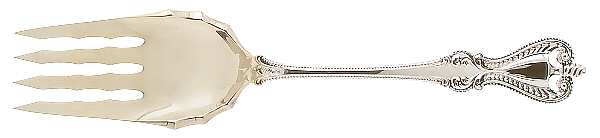 Old Colonial (Sterling, 1895, No Monograms) Solid Salad Serving Fork