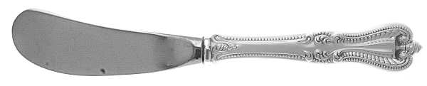 Old Colonial (Sterling, 1895, No Monograms) Butter Spreader Hollow Hdl-Paddle/Stainless Blade