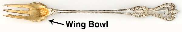 Old Colonial (Sterling, 1895, No Monograms) Oyster Fork