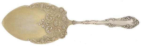 Old English (Sterling, 1892, No Monos) Large Solid Pie Knife