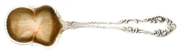 Old English (Sterling, 1892, No Monos) Sugar Spoon by Towle Silver