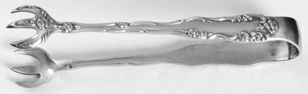 Old English (Sterling, 1892, No Monos) Small Sugar Tongs