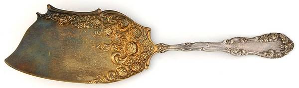 Old English (Sterling, 1892, No Monos) Large Solid Ice Cream Server