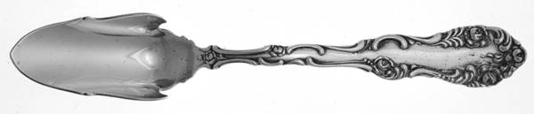 Old English (Sterling, 1892, No Monos) Solid Cheese Scoop