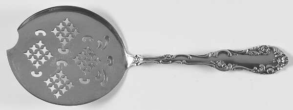 Old English (Sterling, 1892, No Monos) Poached Egg Server, Solid Piece