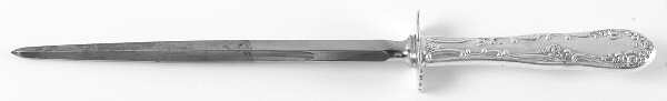 Old English (Sterling, 1892, No Monos) Small Steel Rod Sharpener Knife