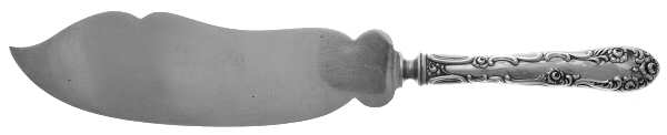 Old English (Sterling, 1892, No Monos) Large Ice Cream Slicer with Silverplate Blade
