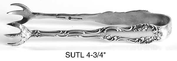 Old English (Sterling, 1892, No Monos) Large Sugar Tongs