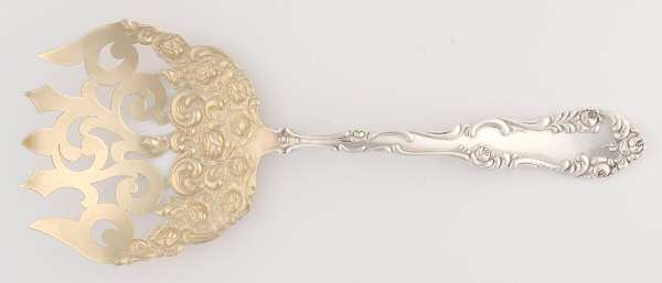 Old English (Sterling, 1892, No Monos) Solid Pierced Patty Server