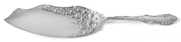 Old English (Sterling, 1892, No Monos) Large Solid Fish Serving Knife