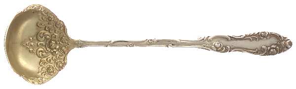 Old English (Sterling, 1892, No Monos) Solid Piece Cream Ladle