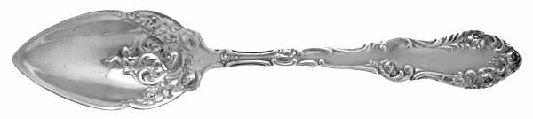 Old English (Sterling, 1892, No Monos) Orange Spoon