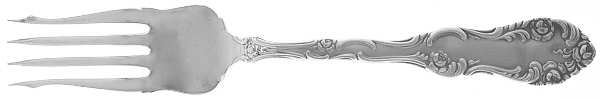 Old English (Sterling, 1892, No Monos) Large Individual Solid Fish Fork