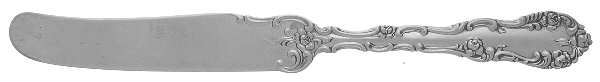 Old English (Sterling, 1892, No Monos) Youth/Tea Knife with Stainless Blade