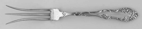 Old English (Sterling, 1892, No Monos) Lemon Fork