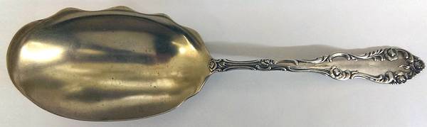 Old English (Sterling, 1892, No Monos) Solid Pudding Spoon