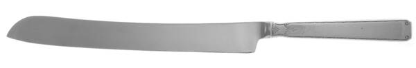 Old Lace (Sterling, 1939, No Monograms) Wedding Cake Knife with Stainless Blade HC
