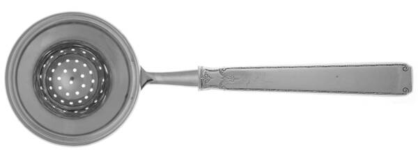 Old Lace (Sterling, 1939, No Monograms) Tea Strainer Overcup Serving-Stainless Bowl HC