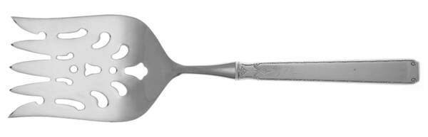 Old Lace (Sterling, 1939, No Monograms) Fish Serving Fork with Stainless Tines HC