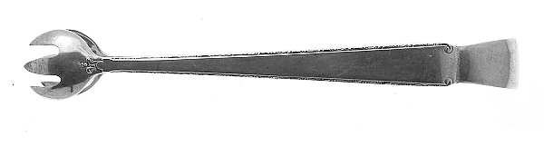 Old Lace (Sterling, 1939, No Monograms) Small Sugar Tongs
