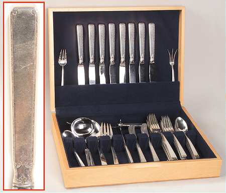 Old Lace (Sterling, 1939, No Monograms) 50 Piece Set