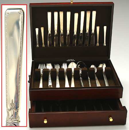 Old Lace (Sterling, 1939, No Monograms) 77 Piece Set