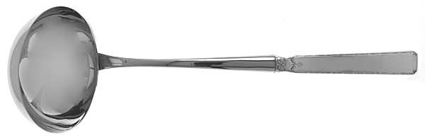 Old Lace (Sterling, 1939, No Monograms) Soup Ladle with Stainless Bowl