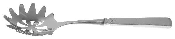 Old Lace (Sterling, 1939, No Monograms) Pasta Server with Stainless Bowl