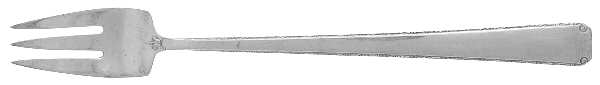 Old Lace (Sterling, 1939, No Monograms) Cocktail/Seafood Fork