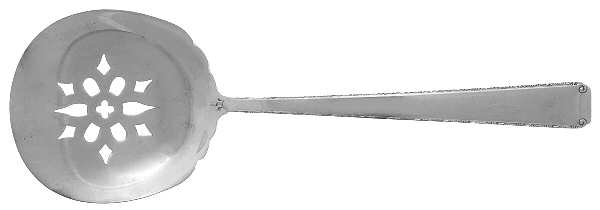 Old Lace (Sterling, 1939, No Monograms) Solid Bon Bon Spoon with Pierced Bowl